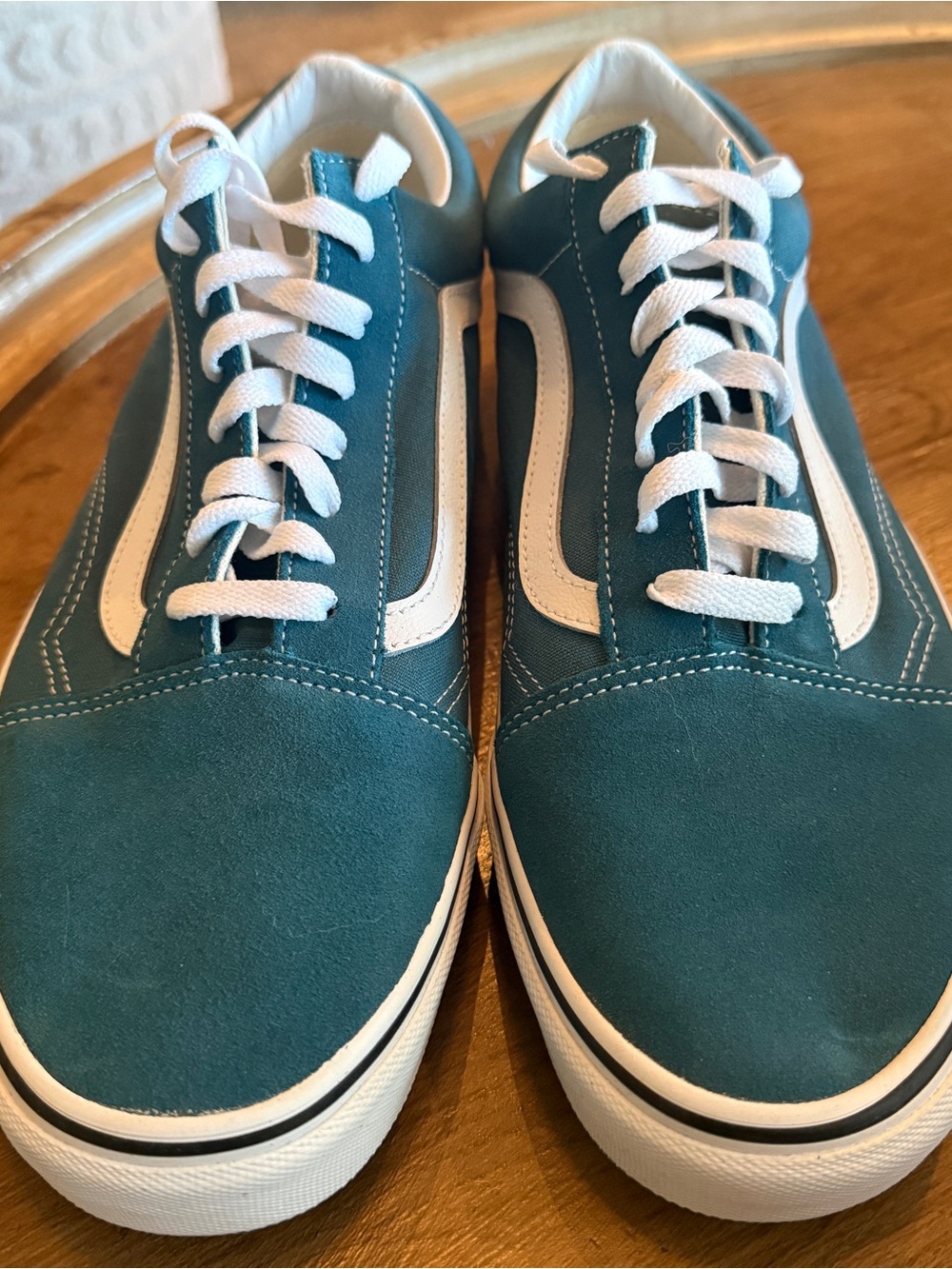 Vans Old Skool Blue Coral True White Sneakers